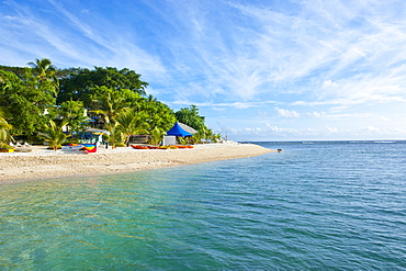 White sand beach at Hideaway Island near Port Vila, Island of Efate, Vanuatu, South Pacific, Pacific