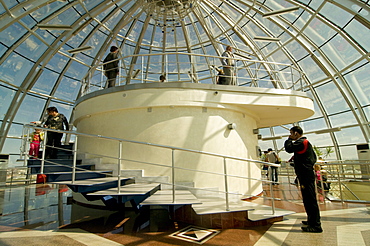 Inside of the Bayterek Tower, landmark of Astana, Astana, Kazakhstan, Central Asia, Asia