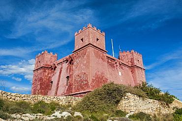 St. Agatha Tower (Red Keep) (Red Tower), Malta, Europe 