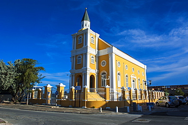 Church in Willemstad, capital of Curacao, ABC Islands, Netherlands Antilles, Caribbean, Central America