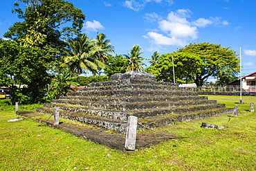 Tia Seu Lupe, burial mound, American Samoa, South Pacific, Pacific