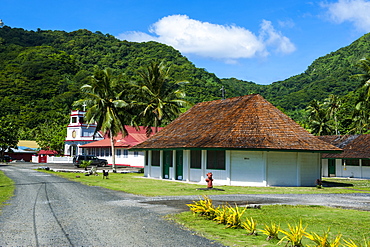 Afono village, American Samoa, South Pacific, Pacific