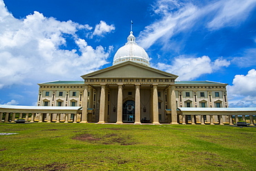 Parliament building of Palau on the Island of Babeldoab, Palau, Central Pacific, Pacific