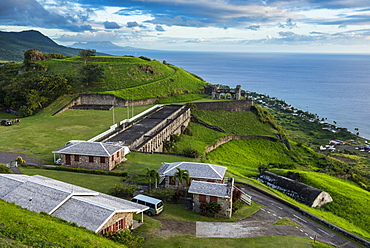 Brimstone Hill Fortress, UNESCO World Heritage Site, St. Kitts, St. Kitts and Nevis, Leeward Islands, West Indies, Caribbean, Central America