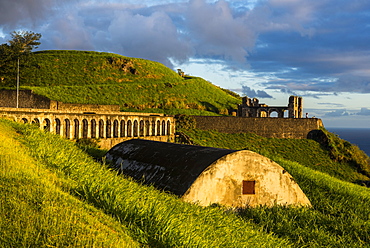 Brimstone Hill Fortress, UNESCO World Heritage Site, St. Kitts, St. Kitts and Nevis, Leeward Islands, West Indies, Caribbean, Central America 