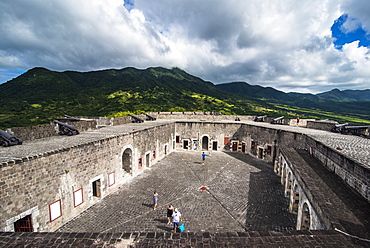 Brimstone Hill Fortress, UNESCO World Heritage Site, St. Kitts, St. Kitts and Nevis, Leeward Islands, West Indies, Caribbean, Central America