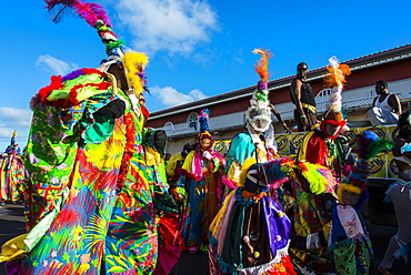 Carnival in Basseterre, St. Kitts, St. Kitts and Nevis, Leeward Islands, West Indies, Caribbean, Central America