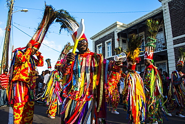 Carnival in Basseterre, St. Kitts, St. Kitts and Nevis, Leeward Islands, West Indies, Caribbean, Central America