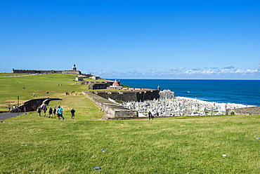 San Felipe del Morro, UNESCO World Heritage Site, San Juan Historic Site, Puerto Rico, Caribbean, Central America 