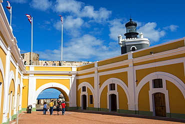 Castle San Felipe del Morro, UNESCO World Heritage Site, San Juan, Puerto Rico, West Indies, Caribbean, Central America 