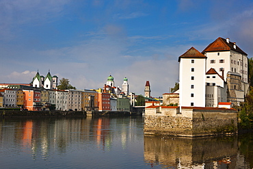 River Danube, Passau, Bavaria, Germany, Europe 