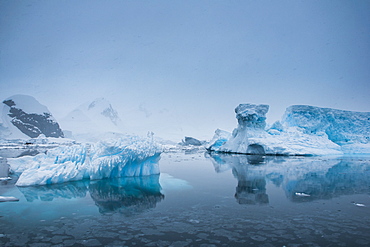 Iceberg in the Antarctic waters, Enterprise Island, Antarctica, Polar Regions 