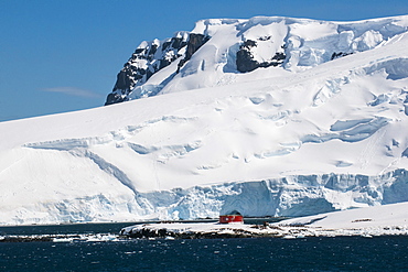 Argentinean research station on Mikkelson Island, Antarctica, Polar Regions  