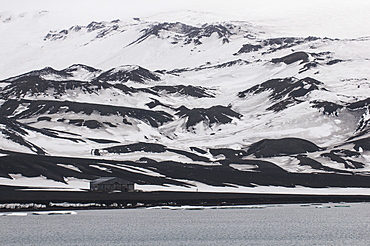 Old abandoned whaling station, Deception Island, South Shetland Islands, Antarctica, Polar Regions 