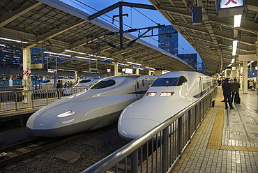 Shinkanzen train station in Tokyo, Japan, Asia