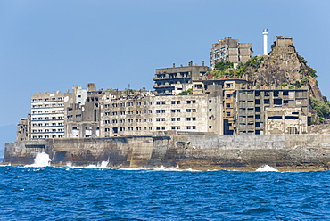 Hashima Island Gunkanjima (Warship Island), Nagasaki, Kyushu, Japan, Asia