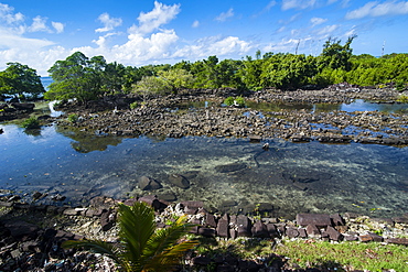 Ruined city of Nan Madol, Pohnpei (Ponape), Federated States of Micronesia, Caroline Islands, Central Pacific, Pacific 