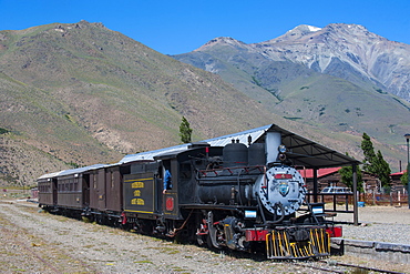 La Trochita, the Old Patagonian Express between Esquel and El Maiten in Chubut Province, Patagonia, Argentina, South America 