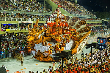 Samba Parade at the Carnival in Rio de Janeiro, Brazil, South America 