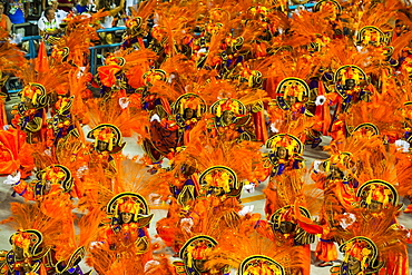 Samba Parade at the Carnival in Rio de Janeiro, Brazil, South America 