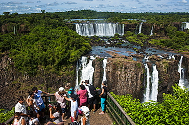 Foz de Iguazu (Iguacu Falls), the largest waterfalls in the world, UNESCO World Heritage Site, Brazil, South America