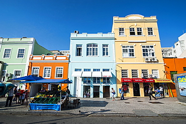 Colourful houses in Florianopolis, Santa Catarina State, Brazil, South America