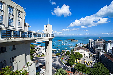 Lacerda Lift in the Pelourinho, UNESCO World Heritage Site, Salvador da Bahia, Bahia, Brazil, South America 