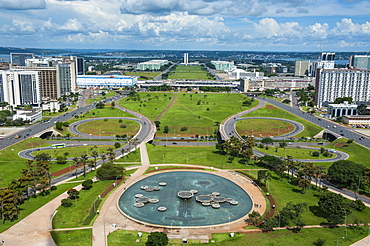 View from the Television Tower over Brasilia, Brazil, South America 