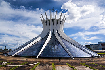 The Metropolitan Cathedral of Brasilia, UNESCO World Heritage Site, Brazil, South America 