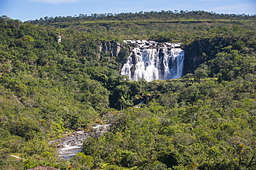 Corumba waterfalls near Pirenopolis, Goais, Brazil, South America