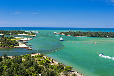 Turquoise waters at Lakes Entrance, Victoria, Australia, Pacific 