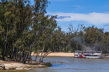 Old steam boat in Mildura on the Murray River, Victoria, Australia, Pacific