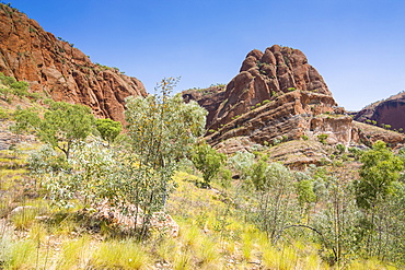 Echidna Chasm Walk, Purnululu National Park, UNESCO World Heritage Site, Bungle Bungle mountain range, Western Australia, Australia, Pacific