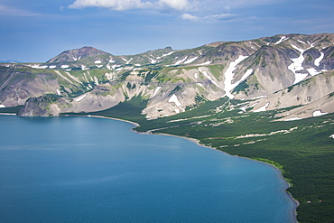 Crater of Ksudach Volcano, Kamchatka, Russia, Eurasia 