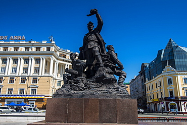 Monument to the Fighters for Soviet Power, Vladivostok, Russia, Eurasia 