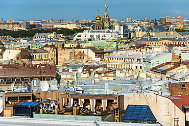 View from St. Isaac's Cathedral in St. Petersburg, Russia, Europe 