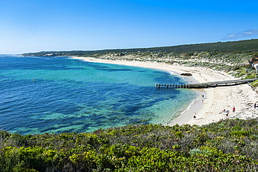 White sand and turquoise water near Margaret River, Western Australia, Australia, Pacific 