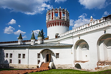 The outer walls of the Novodevichy Convent, Moscow, Russia, Europe