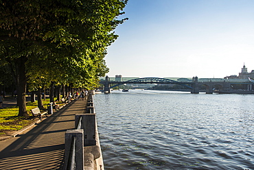 Gorky Park on the Moscow River, Moscow, Russia, Europe