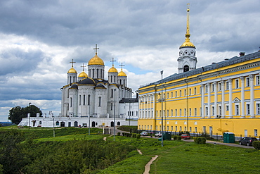 Assumption Cathedral, UNESCO World Heritage Site, Vladimir, Golden Ring, Russia, Europe 