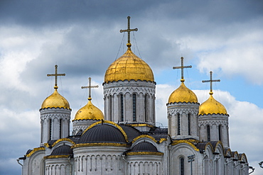 Assumption Cathedral, UNESCO World Heritage Site, Vladimir, Golden Ring, Russia, Europe 