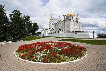 Assumption Cathedral, UNESCO World Heritage Site, Vladimir, Golden Ring, Russia, Europe 