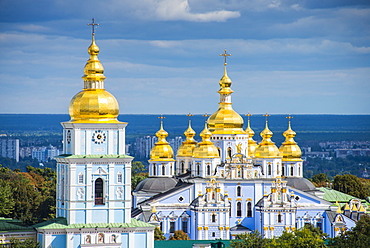 St. Michael's gold-domed cathedral, Kiev (Kyiv), Ukraine, Europe 