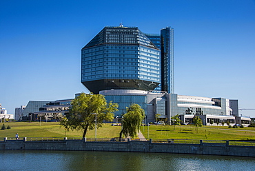 National Library of Belarus in Minsk, Belarus, Europe 