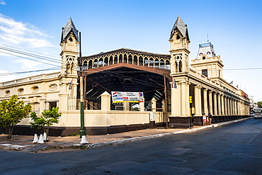 The old railway station of Asuncion, Paraguay, South America 