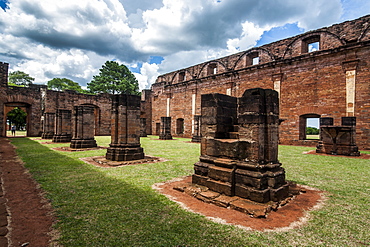 Jesuit Mission of Jesus de Tavarangue, UNESCO World Heritage Site, Paraguay, South America 