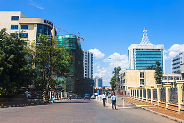 Downtown Kigali, Rwanda, Africa