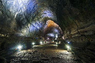 Manjanggul longest lava tube system in the world on the island of Jejudo, UNESCO World Heritage Site, South Korea, Asia