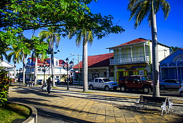 Town square of Puerto Plata, Dominican Republic, West Indies, Caribbean, Central America