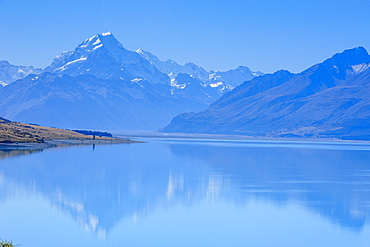 Lake Pukaki, Mount Cook National Park, UNESCO World Heritage Site, South Island, New Zealand